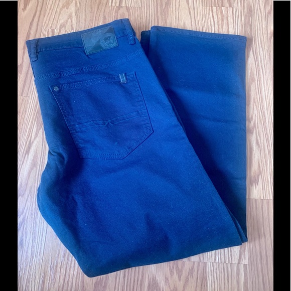 Buffalo David Bitton Slim Straight Stretch Pants - Picture 3 of 5